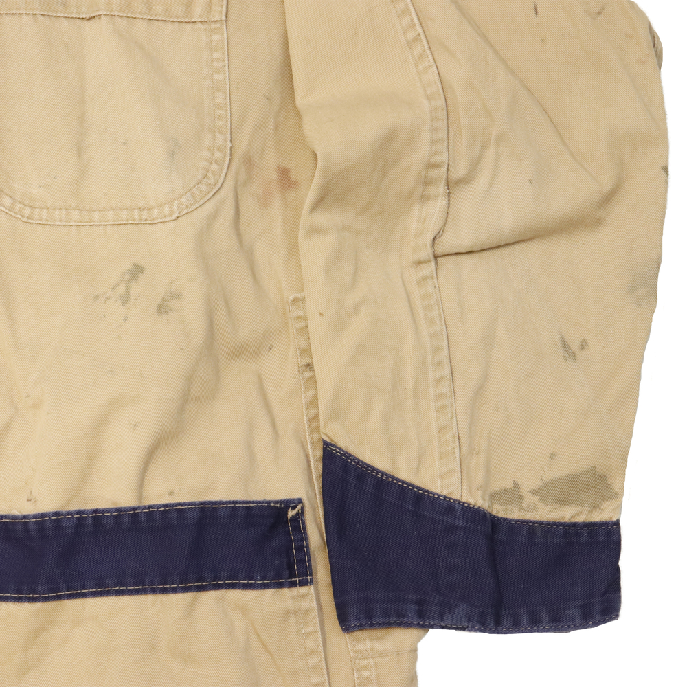 Vintage 50s Union Made Contrast Collar Chore Shop Coat Size 40 - Picture 4 of 10
